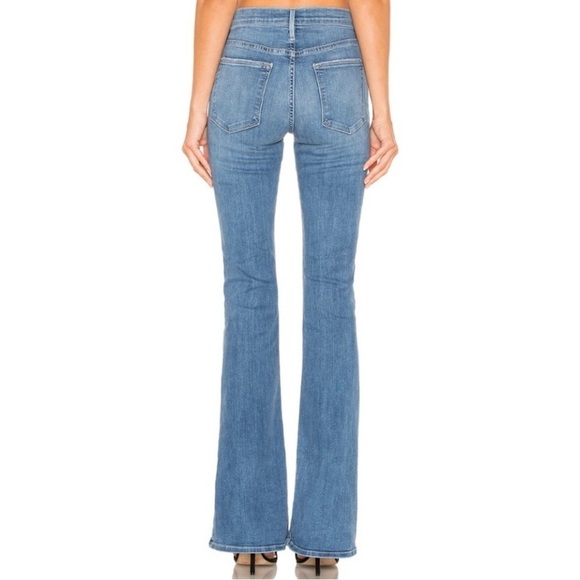 Frame Blue Le High Flare Jeans In Free Bird Size 30 - Picture 2 of 10